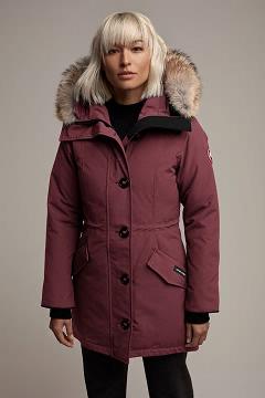 Chamarras Canada Goose Mujer Mexico - Rossclair Abrigos Rojos Oscuro PW9184075